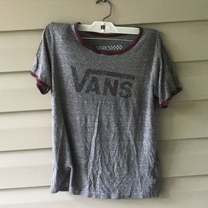 Vans Logo Ringer Tee -M